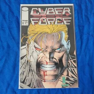 Cyberforce #4 Silver Foil Cover 1993 Image Comics Marc Silvestri 1st Strykeforce